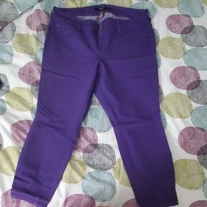 Purple jeggings